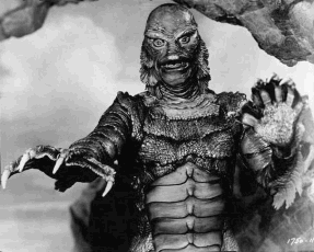 Black and white Gill-Man