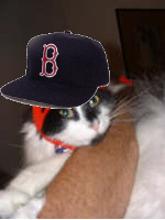 Scooter supports the Red Sox