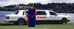 Taliesin beside klubb limousine