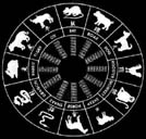 Chinese horoscope wheel with 12 animals